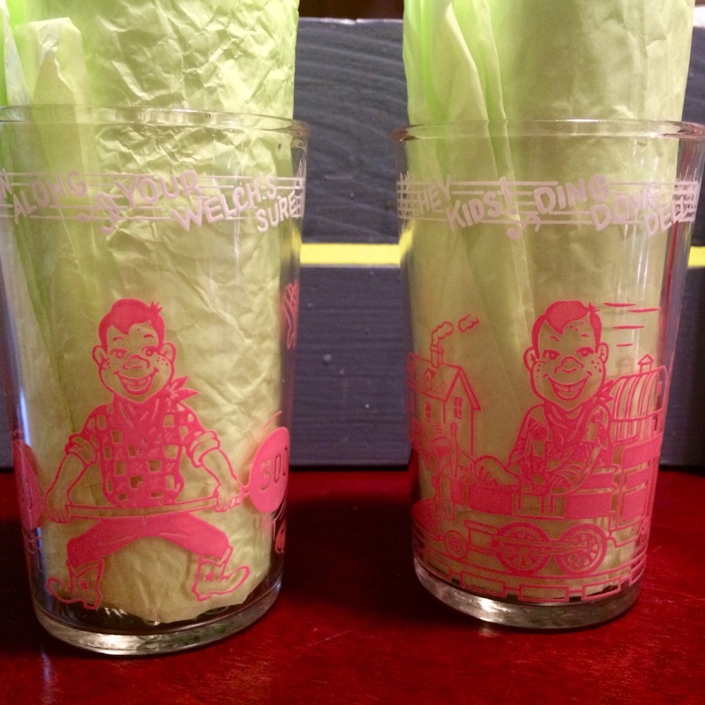 Vintage Howdy Doody & Friends Tumblers